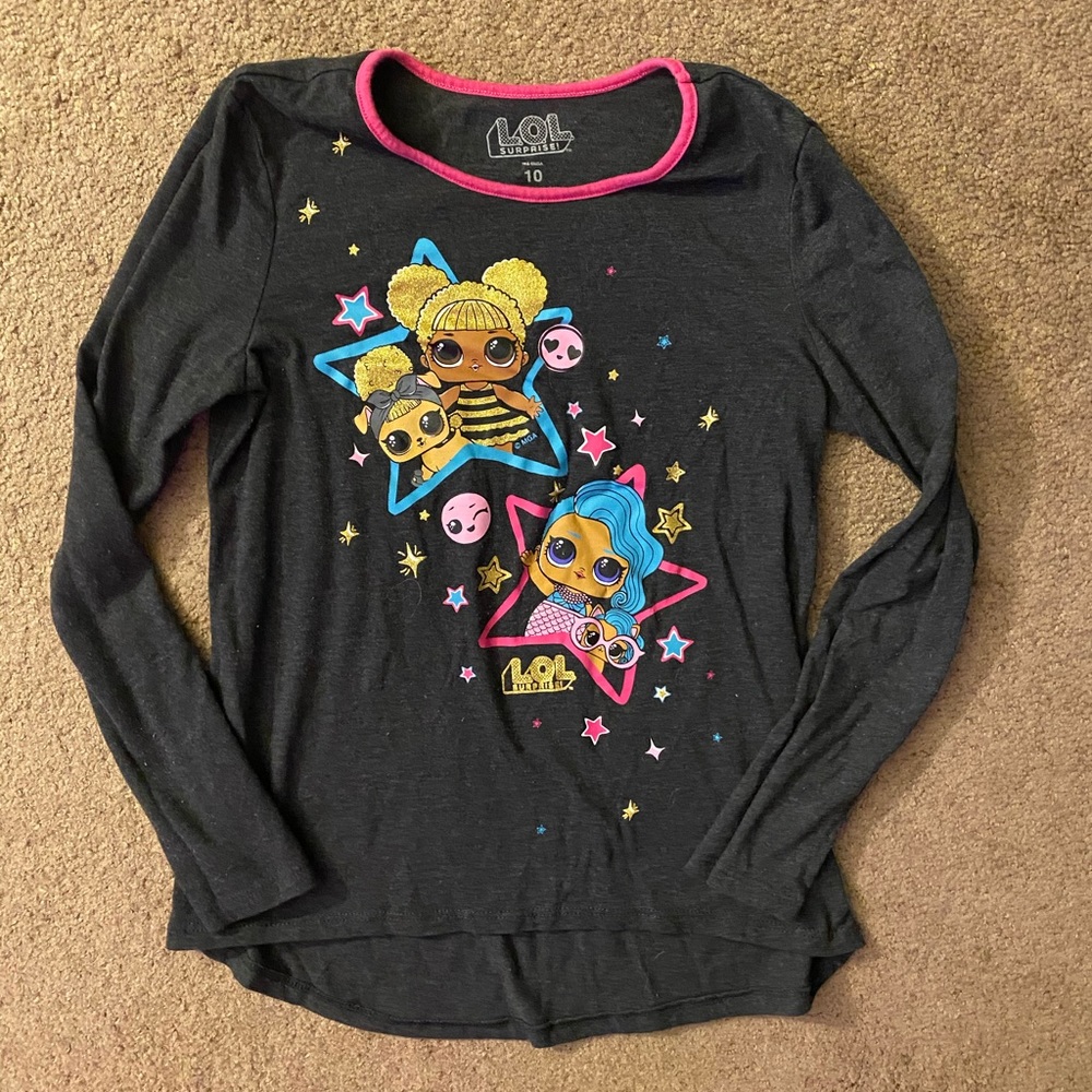 Girls LOL Surprise long sleeve shirt size 10